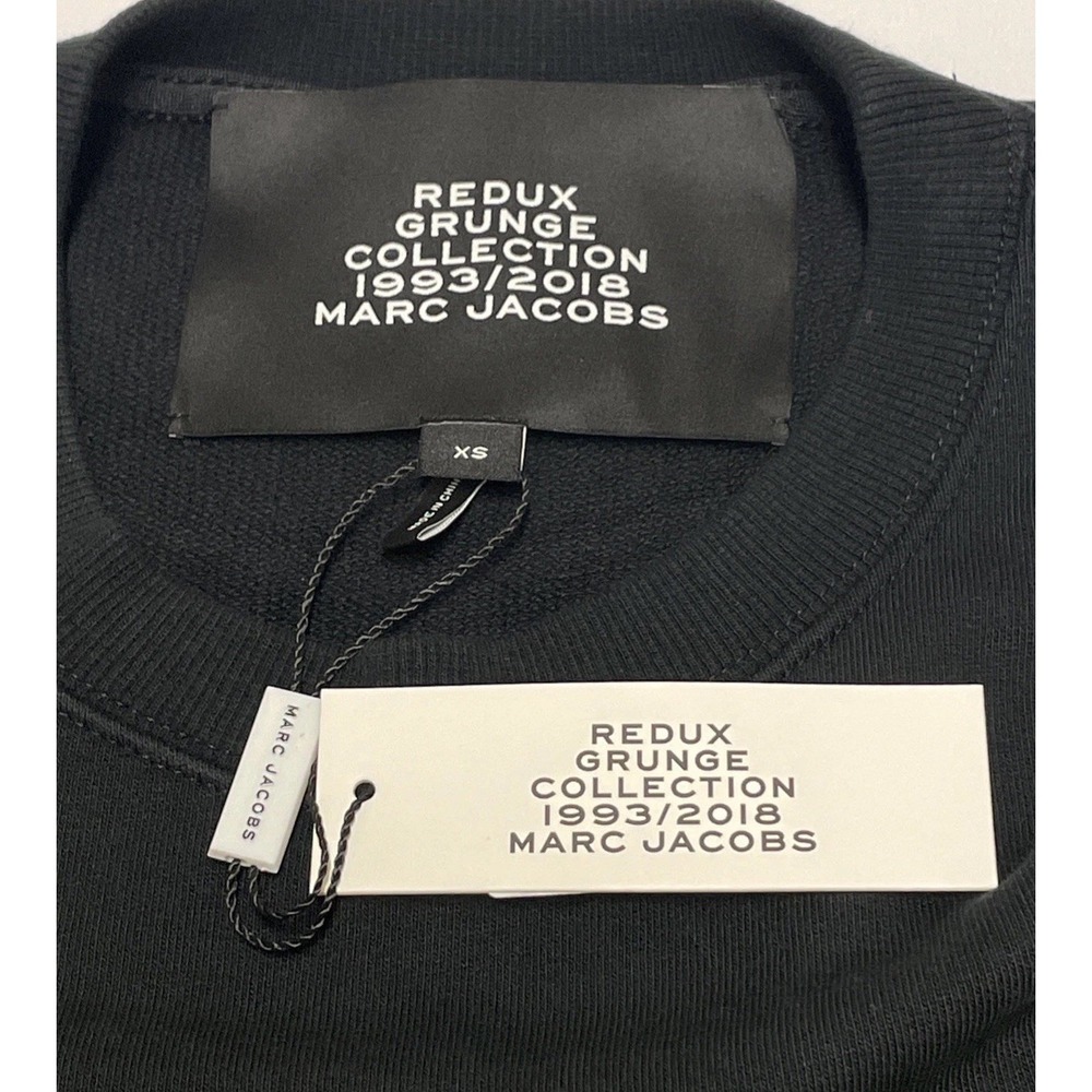 XS NIRVANA Lawsuit 2018 NOS Marc Jacobs Redux Grunge Sweatshirt‎ Unisex-Oversize - Picture 8 of 12